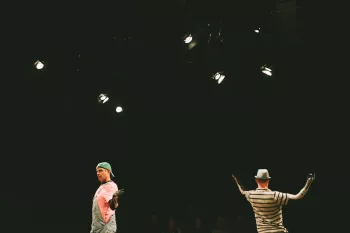 Cliff and Scott on stage